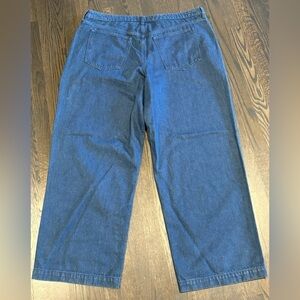 Abercrombie & Fitch Blue Wide Leg Jeans